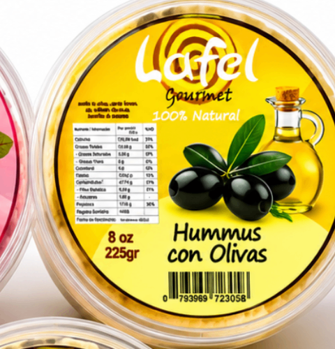 Hummus con Olivas